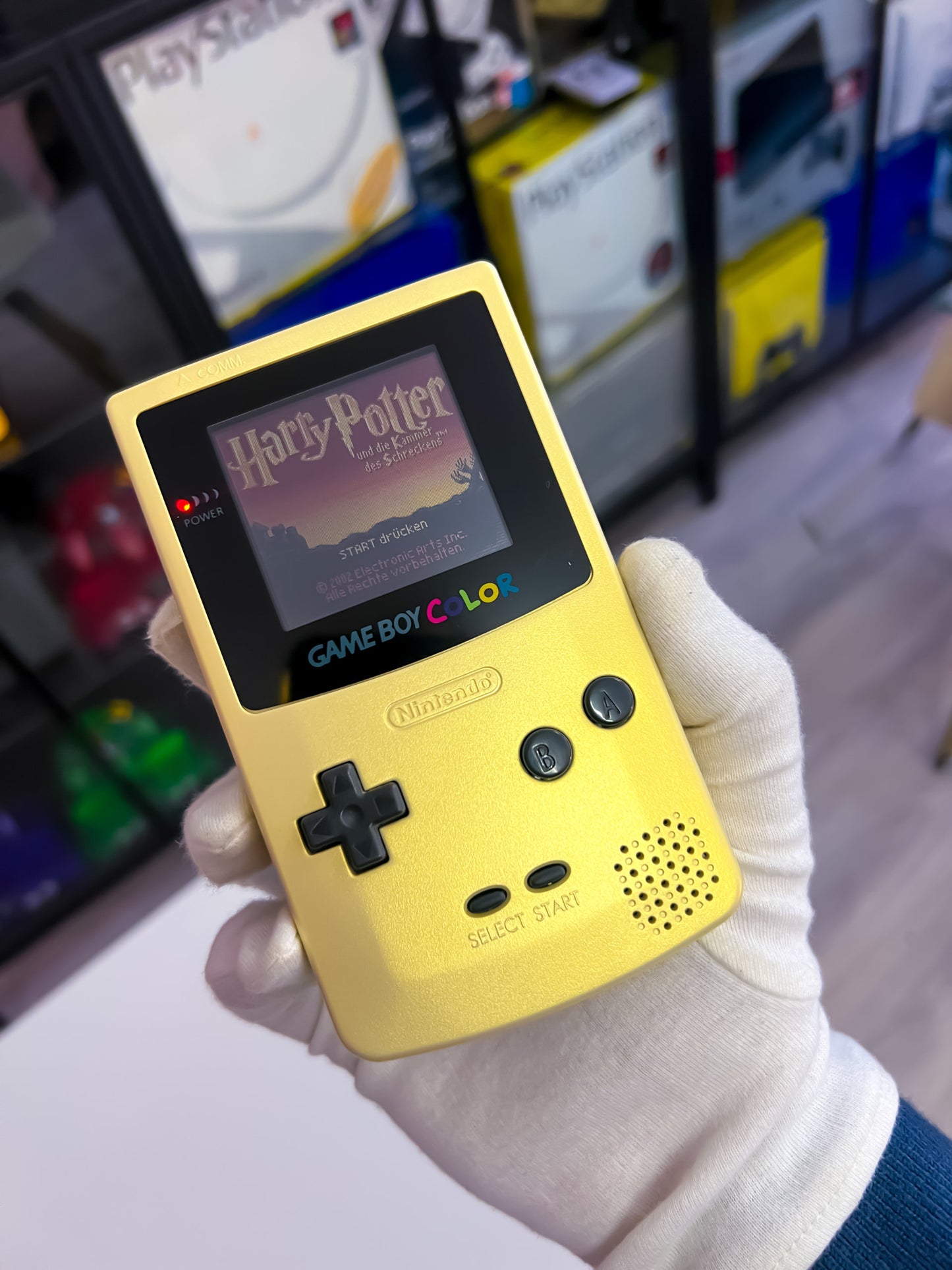 GameBoy Color Gold Matt