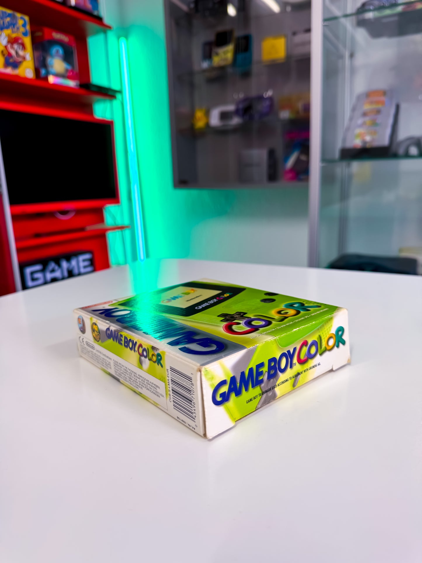 Game Boy Color – Lime Green | OVP | inkl. Acryl Case