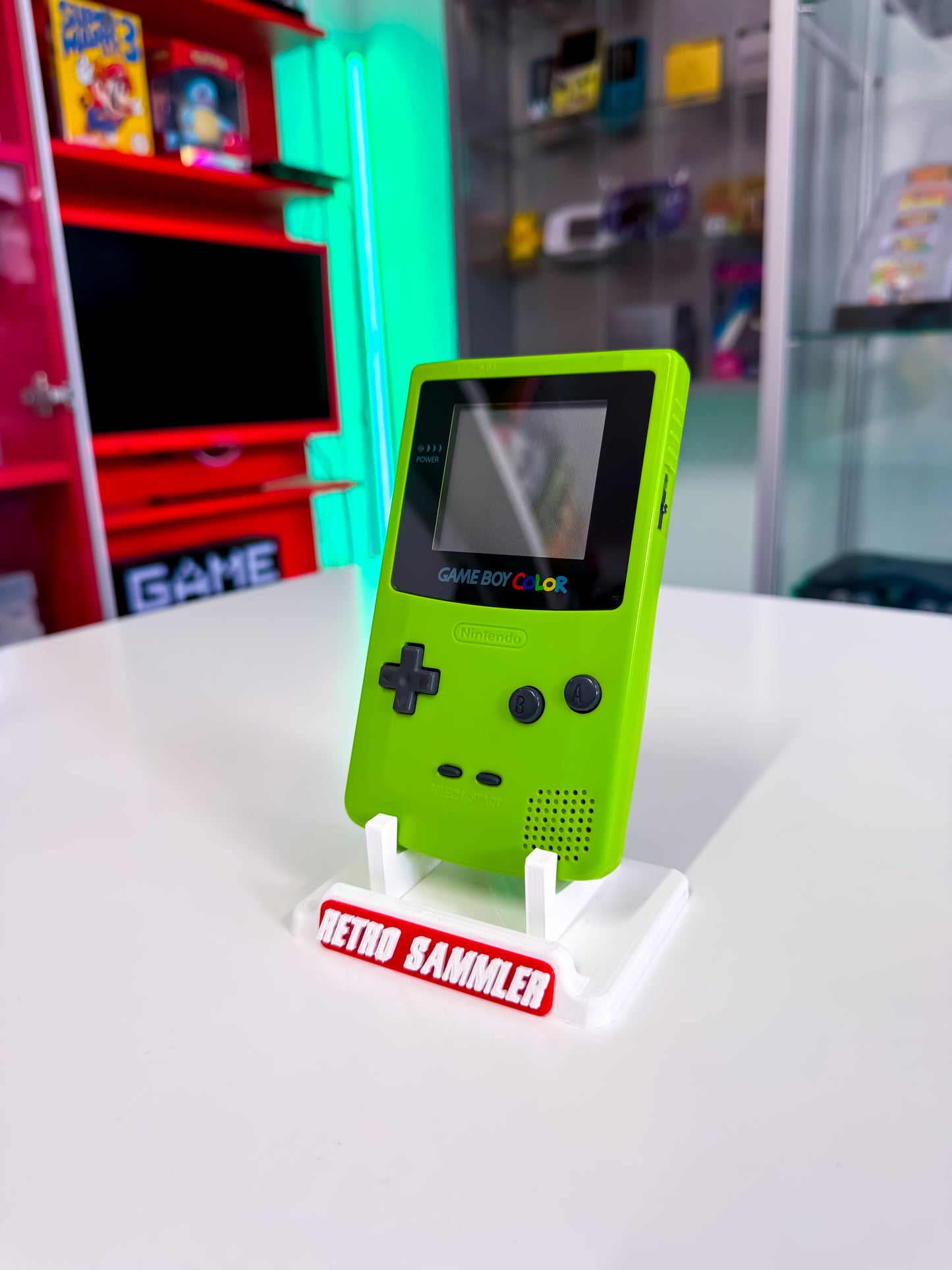 Game Boy Color – Lime Green | OVP | inkl. Acryl Case