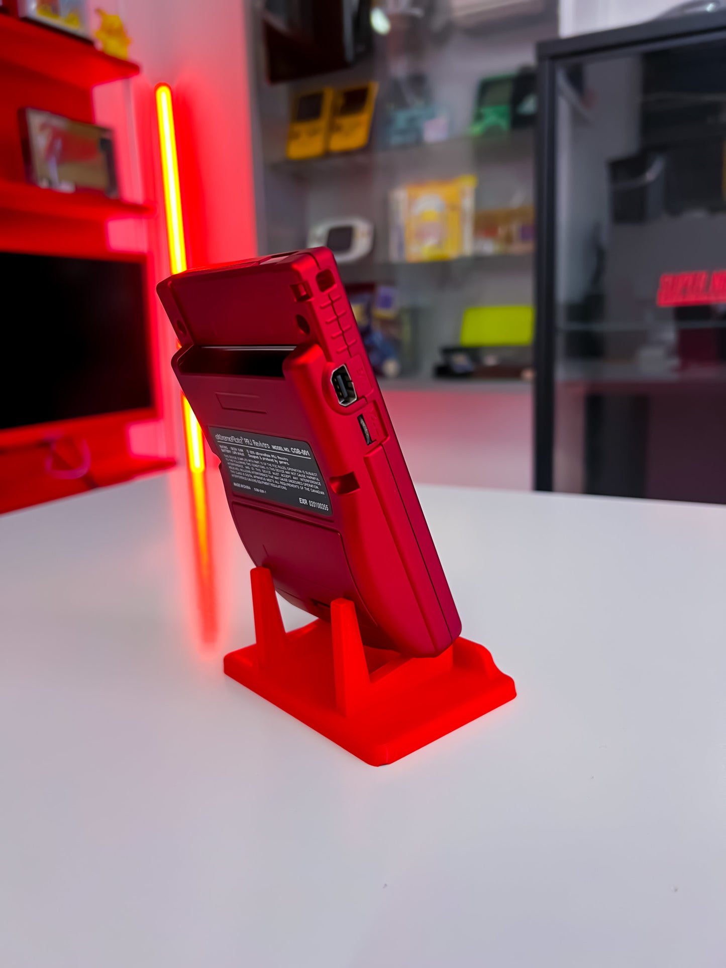 GameBoy Color mit IPS Display - Scarlet Red