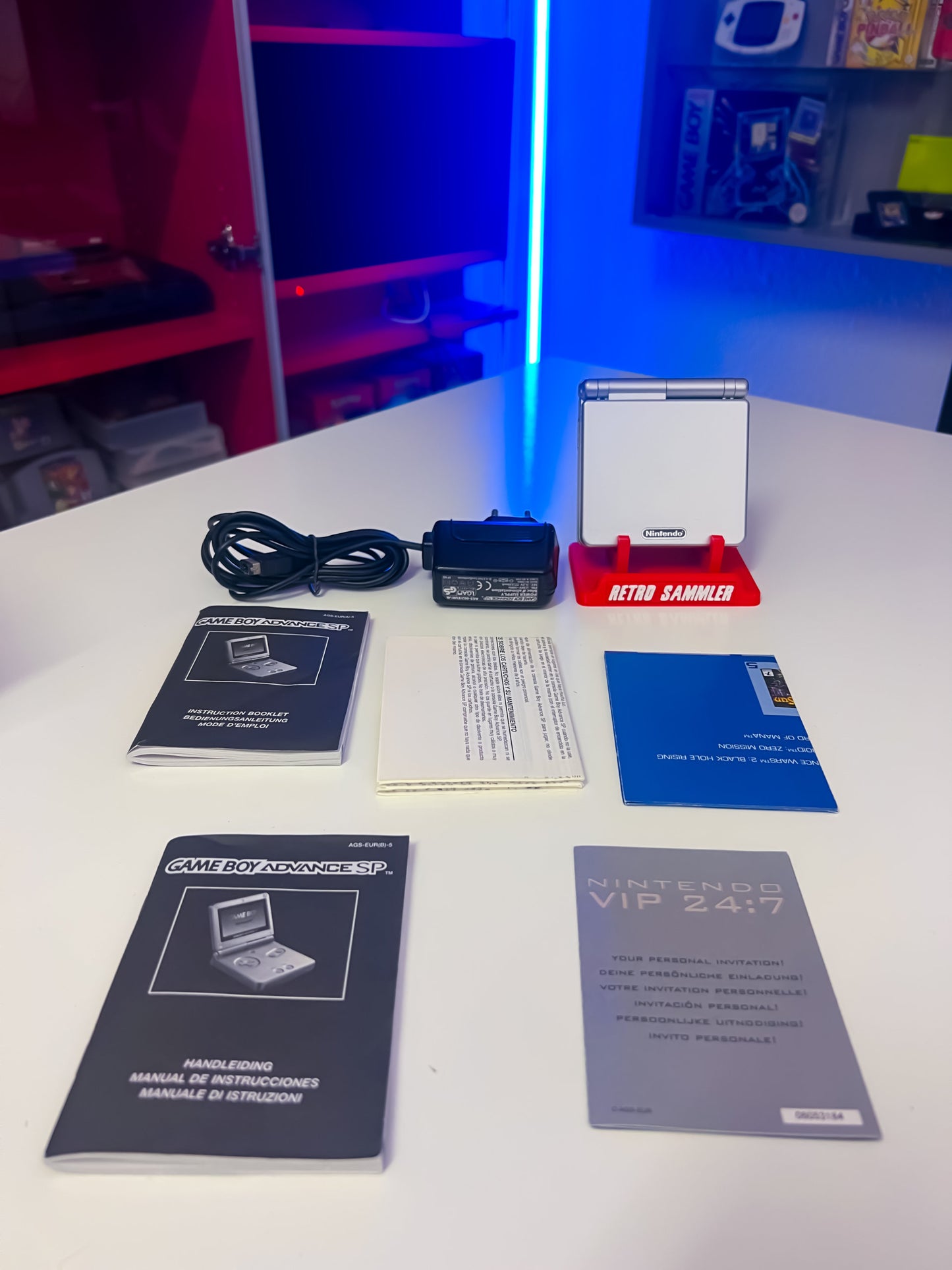 GameBoy Advance SP Silber mit OVP