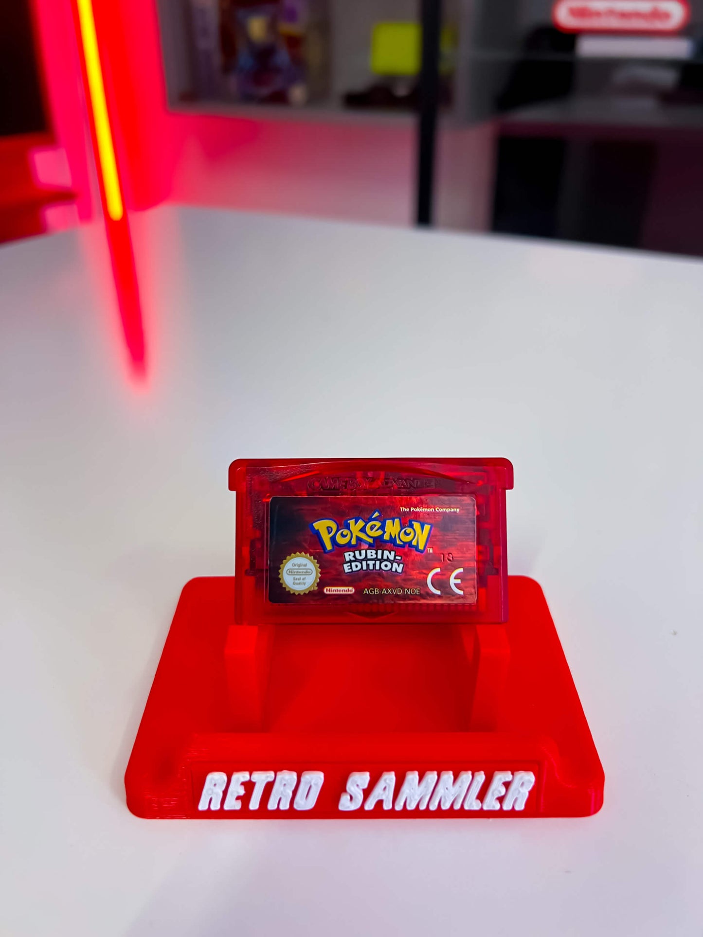 GameBoy Advance SP Groudon + Pokemon Rubin Original Edition