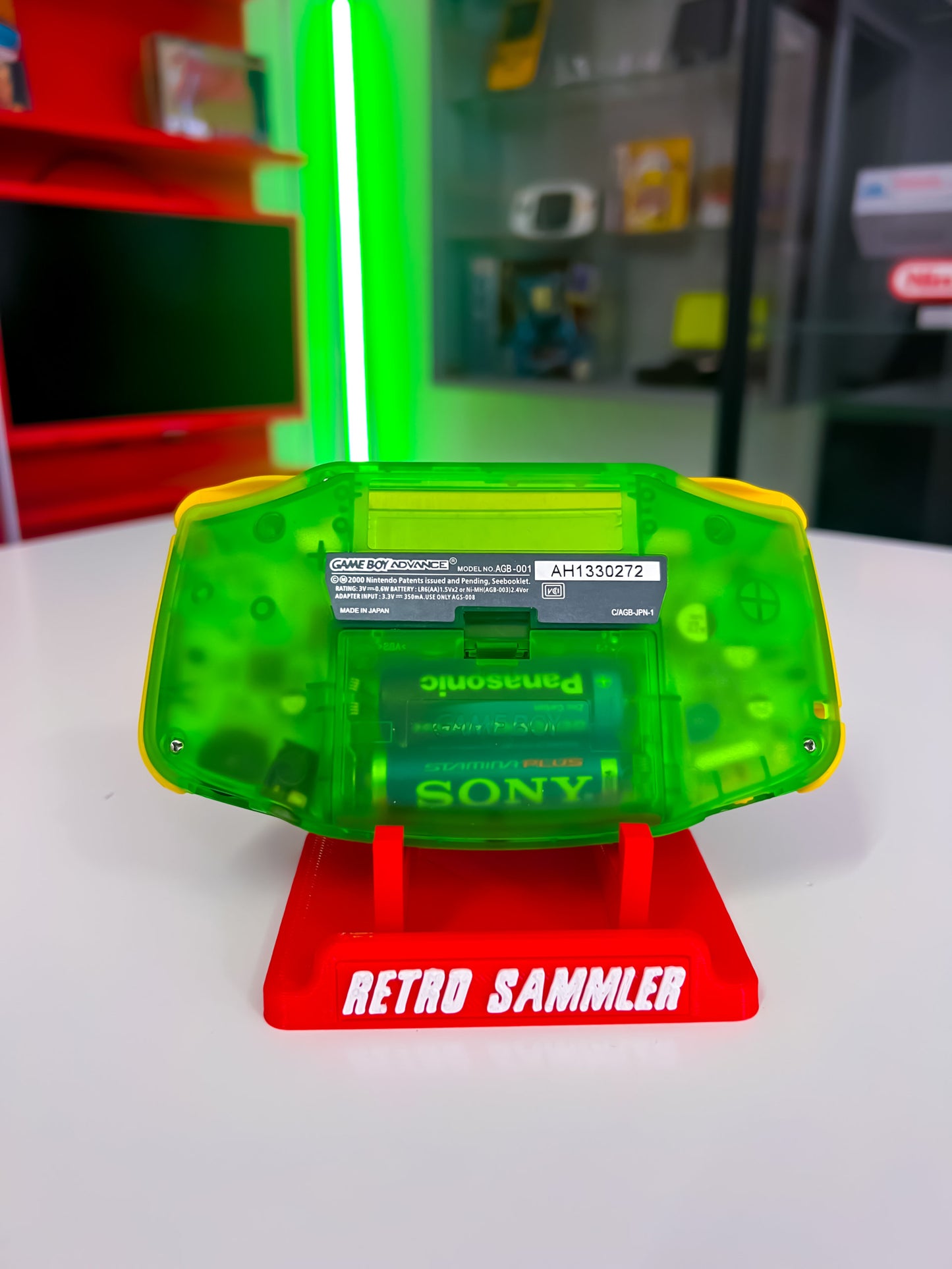 GameBoy Advance im Zelda Design mit IPS Display