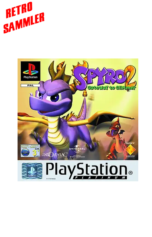 Spyro 2: Gateway to Glimmer - PS1 [Platinum]