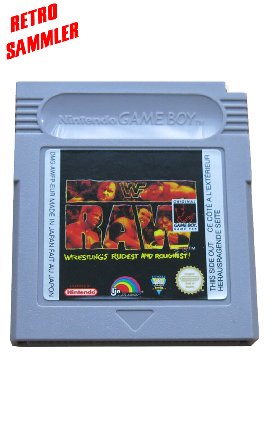 WWF RAW Wrestling`s rudest and roughest! - GameBoy