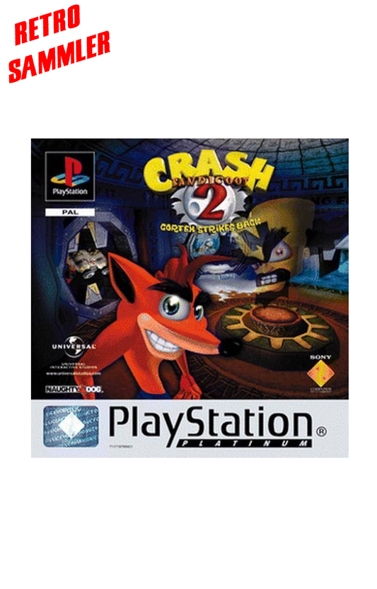 Crash Bandicoot 2: Cortex Strikes Back - PS1 [Platinum]