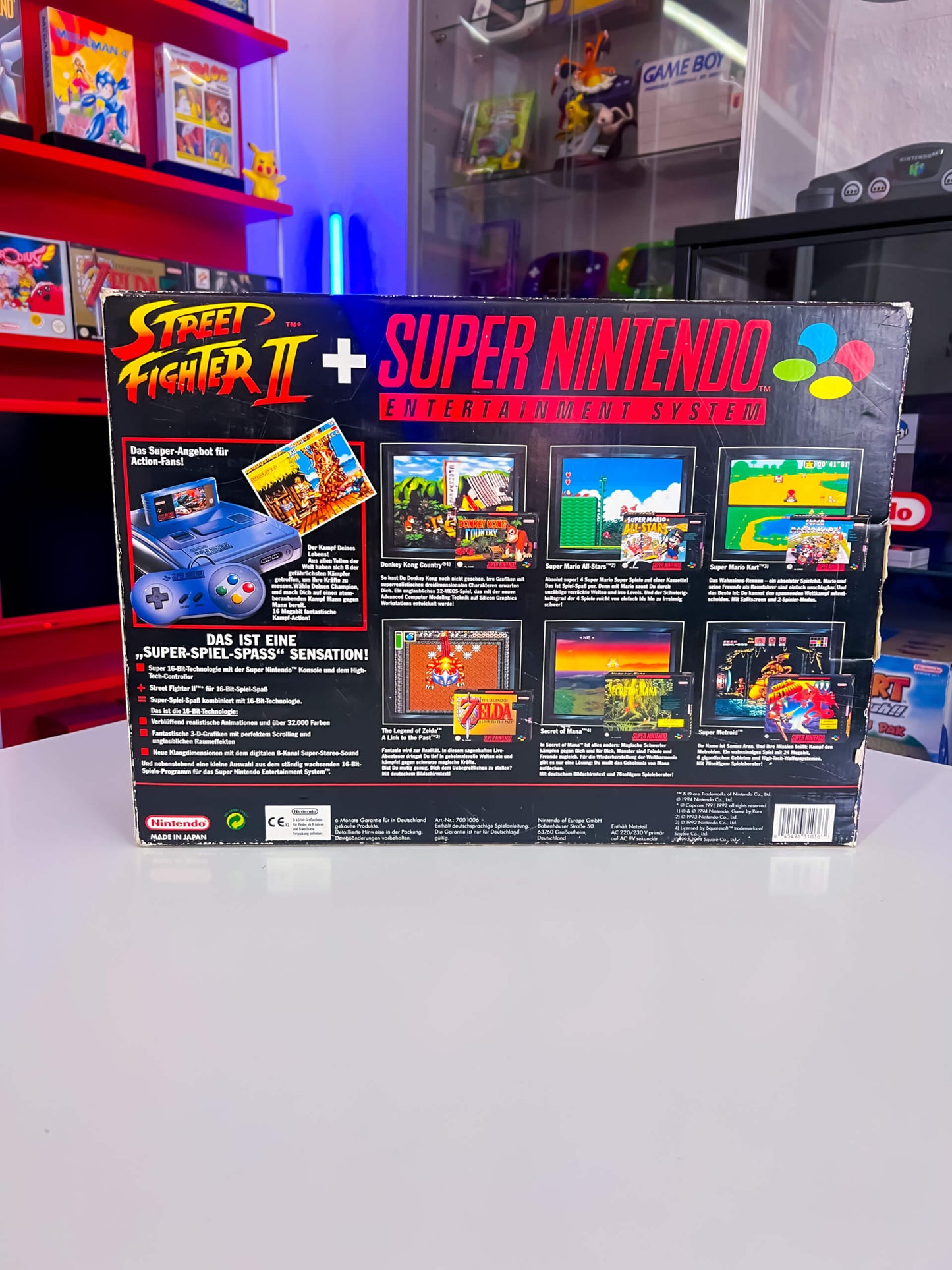 Super Nintendo Street Fighter 2 Action Pack - Selten
