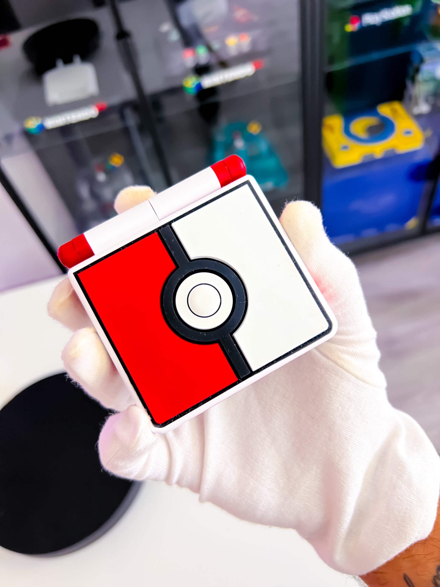 GameBoy Advance SP - im Pokemon Center Design (Custom)