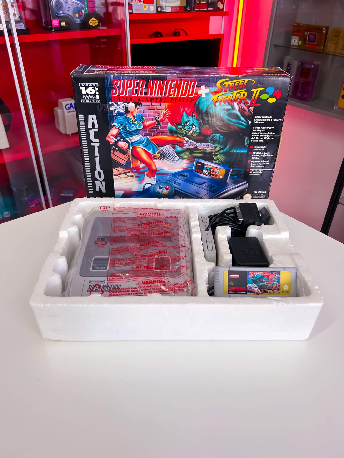 Super Nintendo Street Fighter 2 Action Pack - Selten