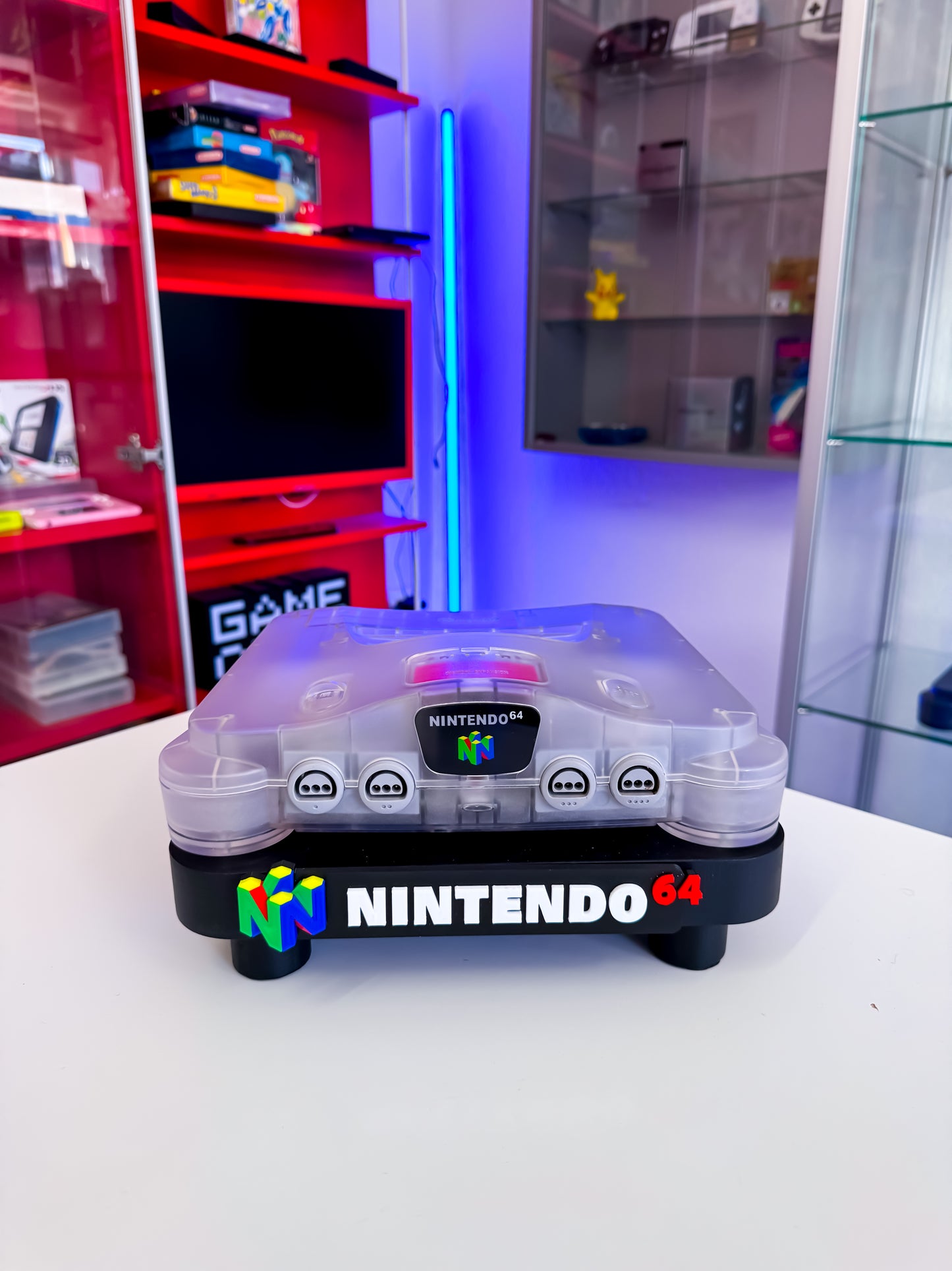 Nintendo 64 Konsole - White Clear Transparent mit Expansion Pak