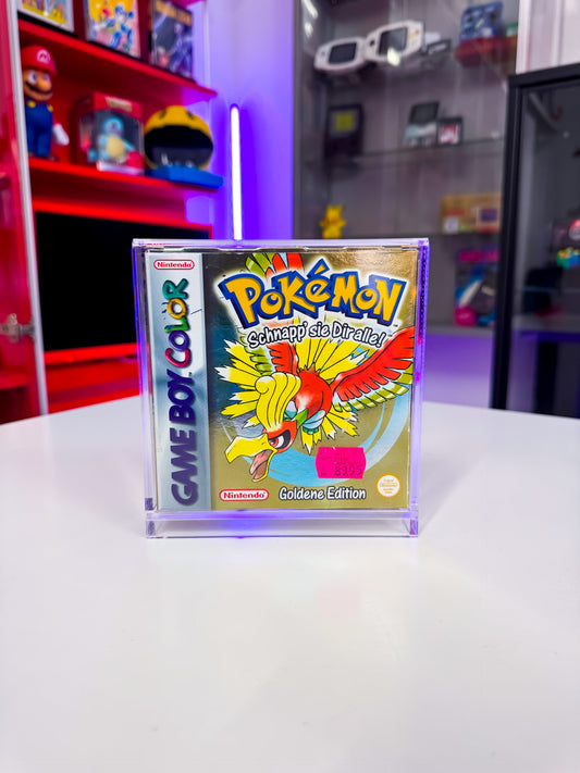 Pokemon Goldene Edition mit OVP & Acryl Case