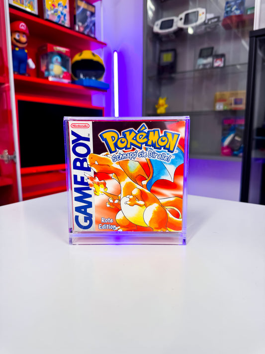 Pokemon Rote Edition mit OVP & Acryl Case