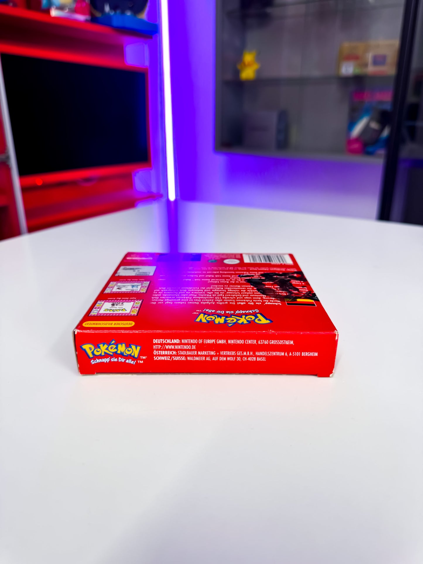 Pokemon Rote Edition mit OVP & Acryl Case