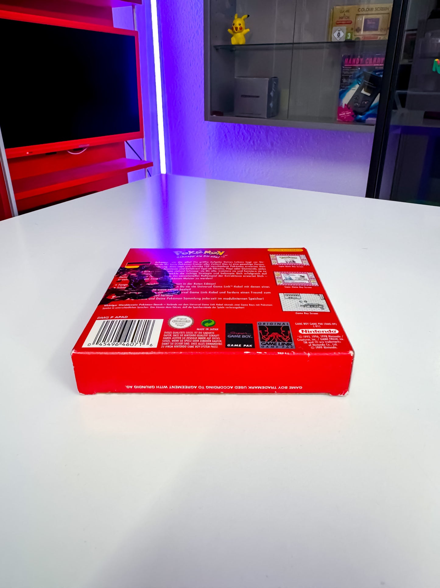 Pokemon Rote Edition mit OVP & Acryl Case