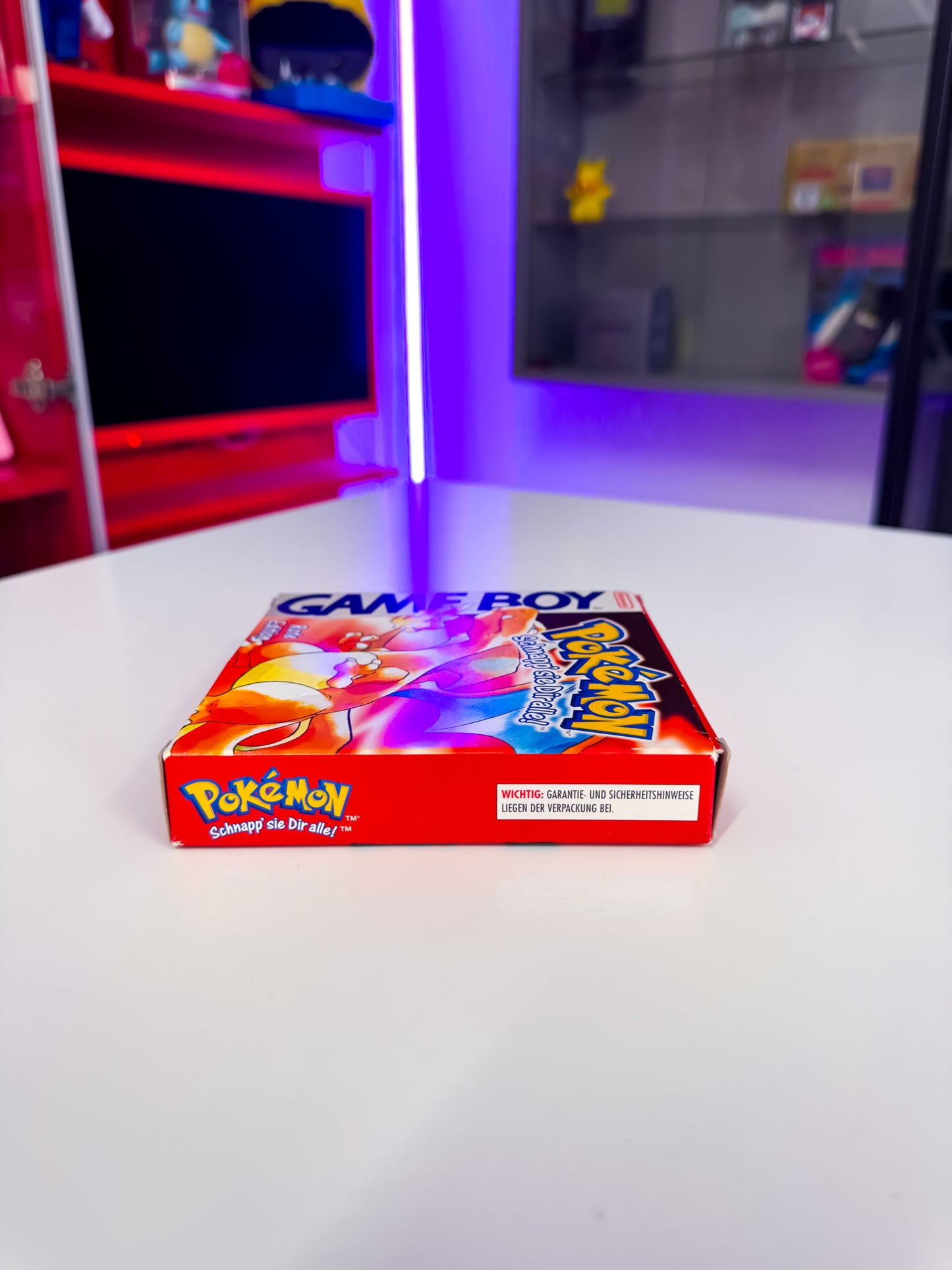 Pokemon Rote Edition mit OVP & Acryl Case