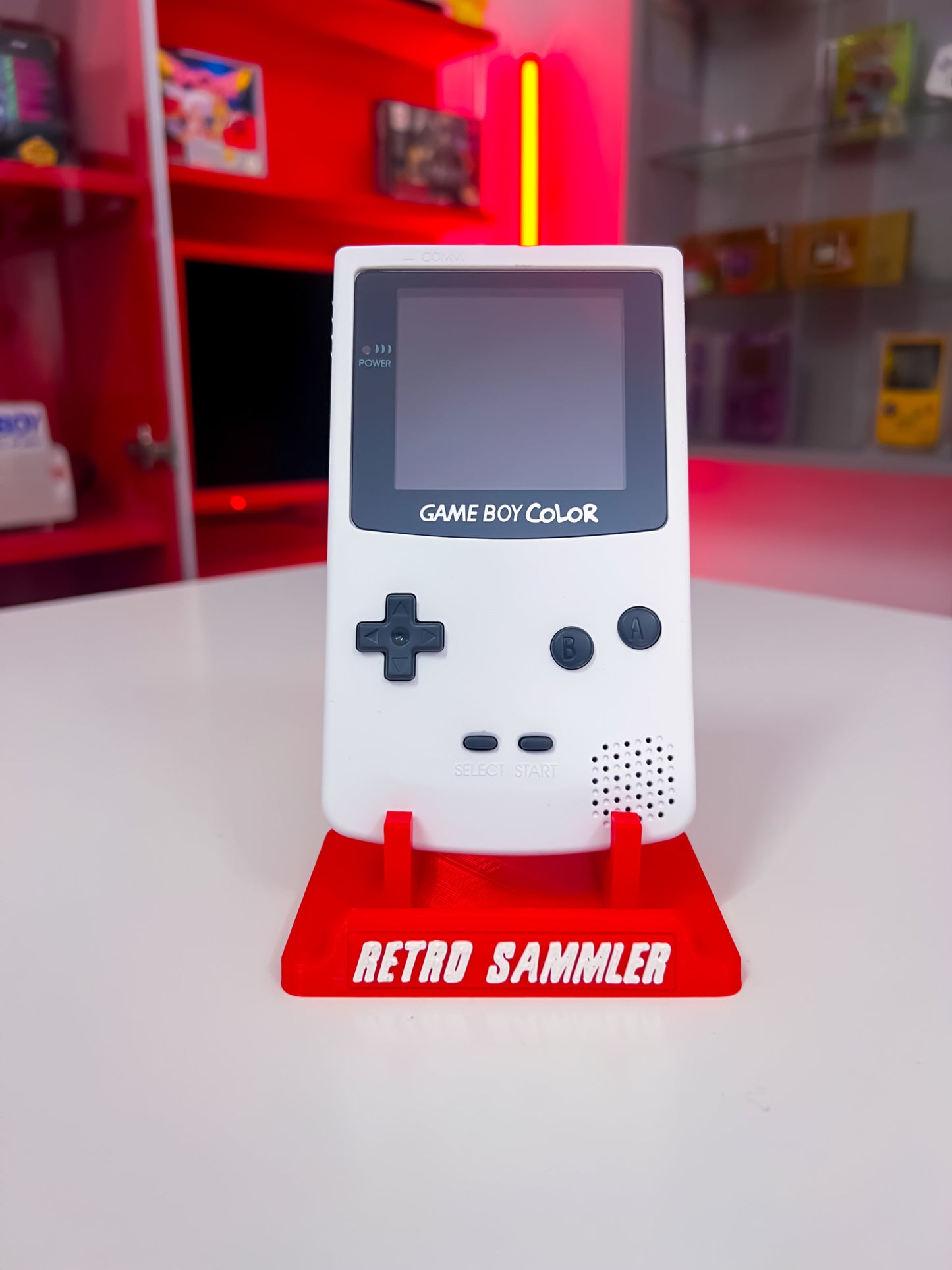 GameBoy Color in Weiß mit IPS Display
