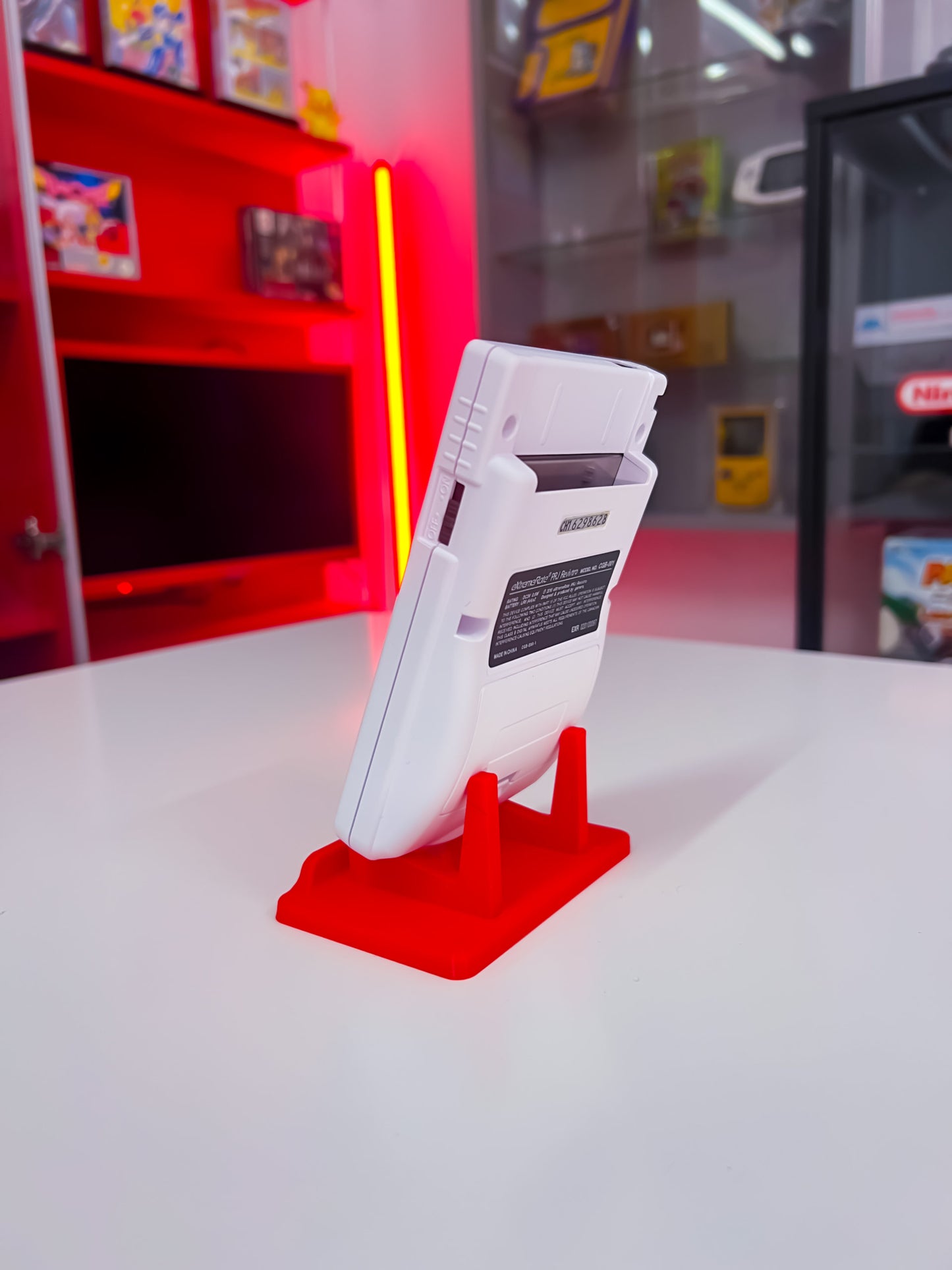 GameBoy Color in Weiß mit IPS Display