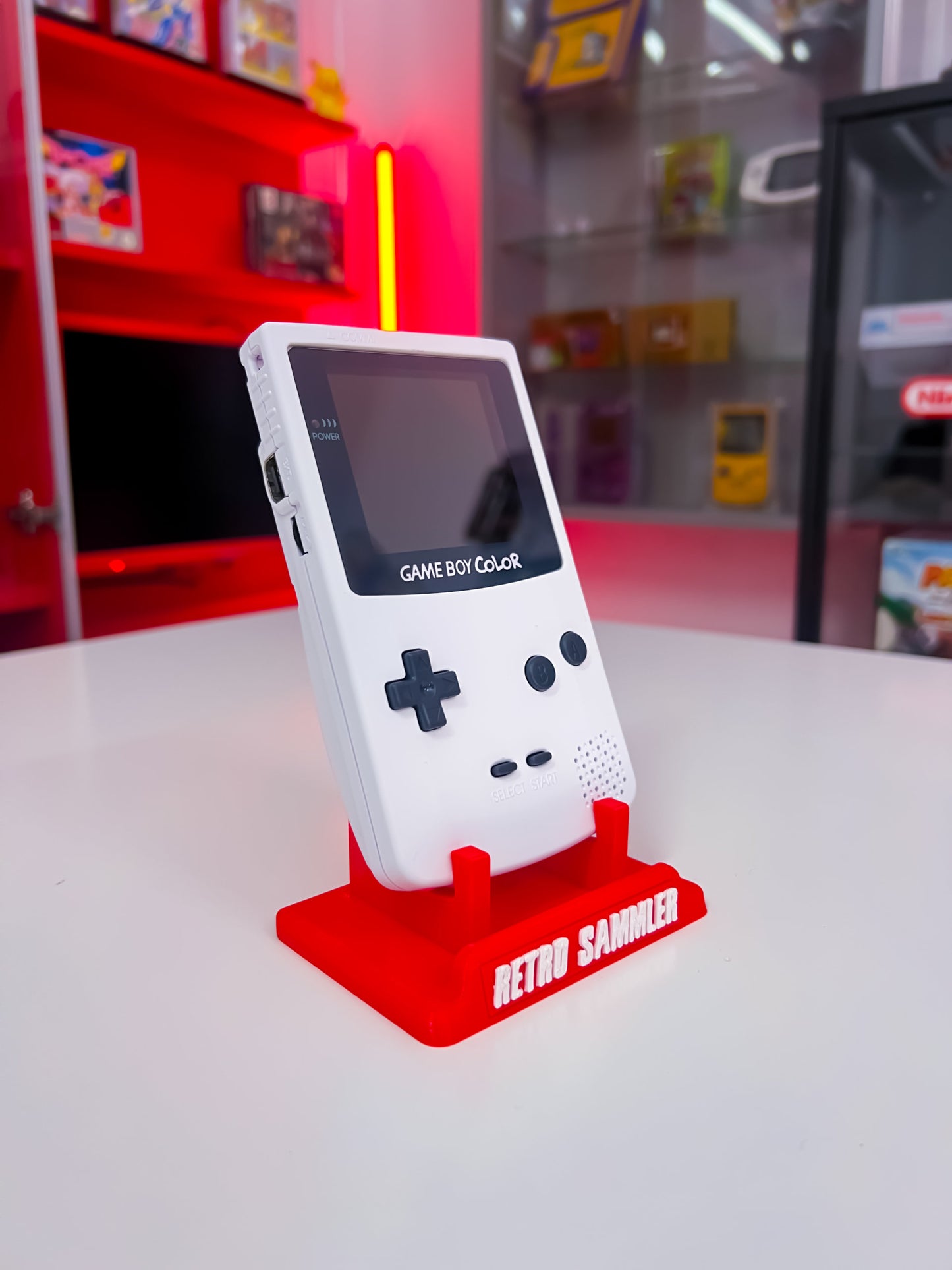 GameBoy Color in Weiß mit IPS Display