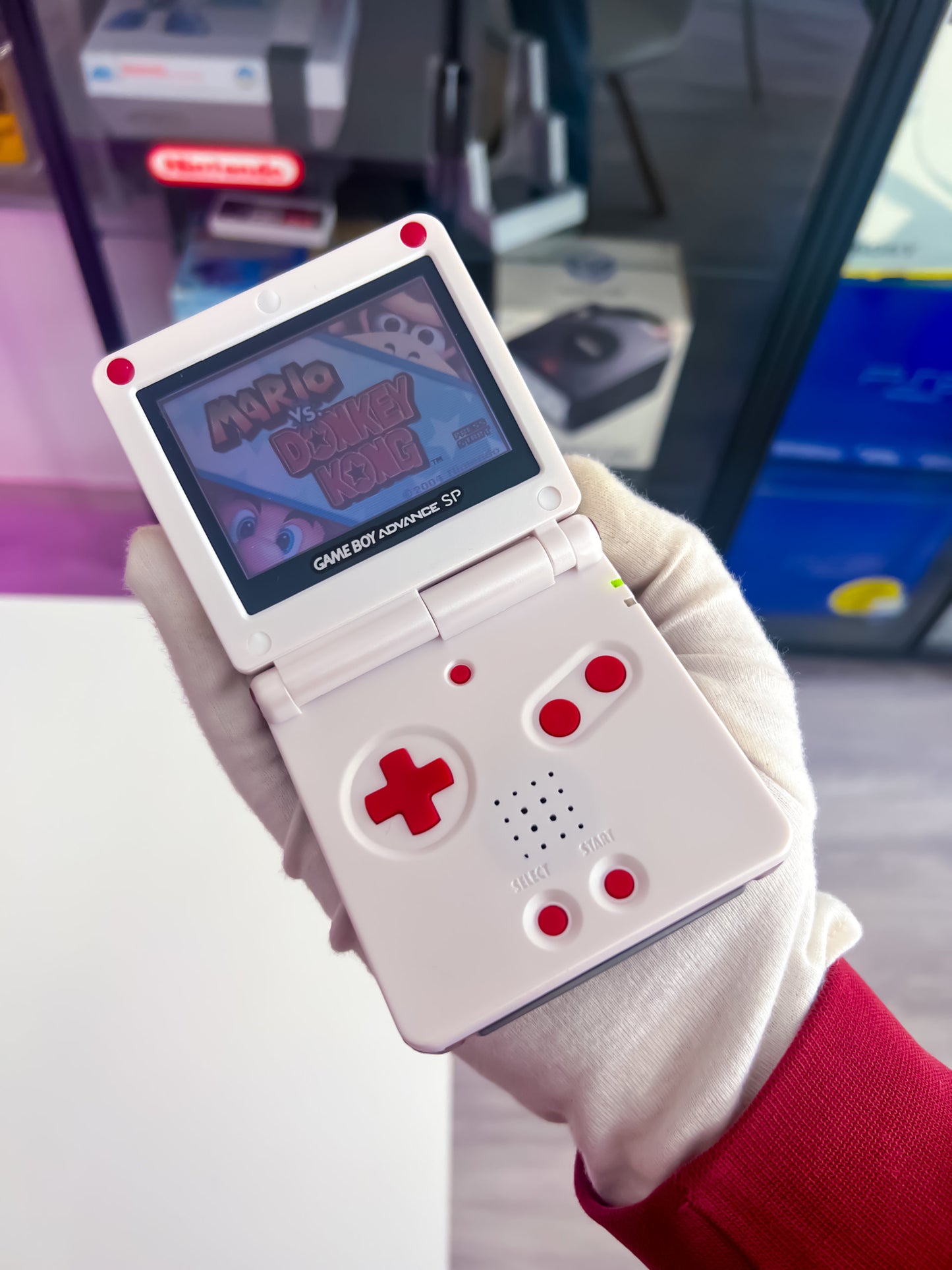 GameBoy Advance SP - Super Mario Bros 25th Anniversary Custom