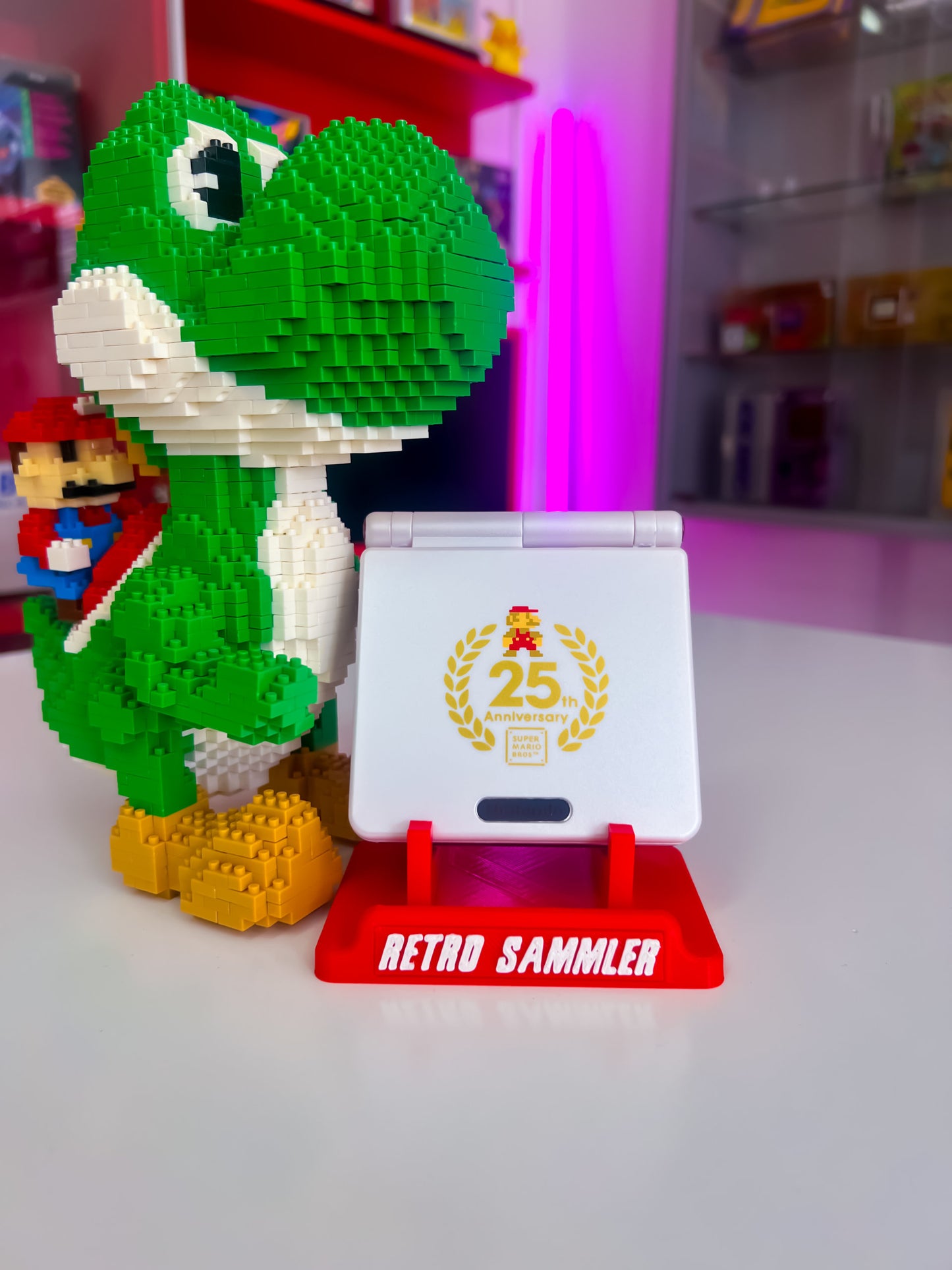 GameBoy Advance SP - Super Mario Bros 25th Anniversary Custom