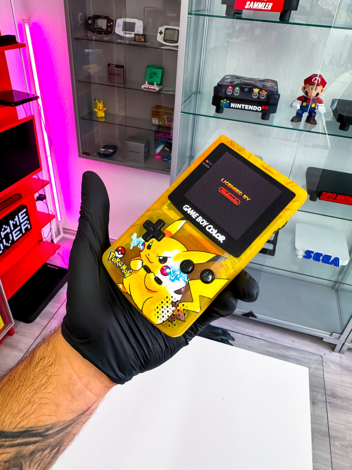 GameBoy Color mit IPS Display + Touch - Pika Custom