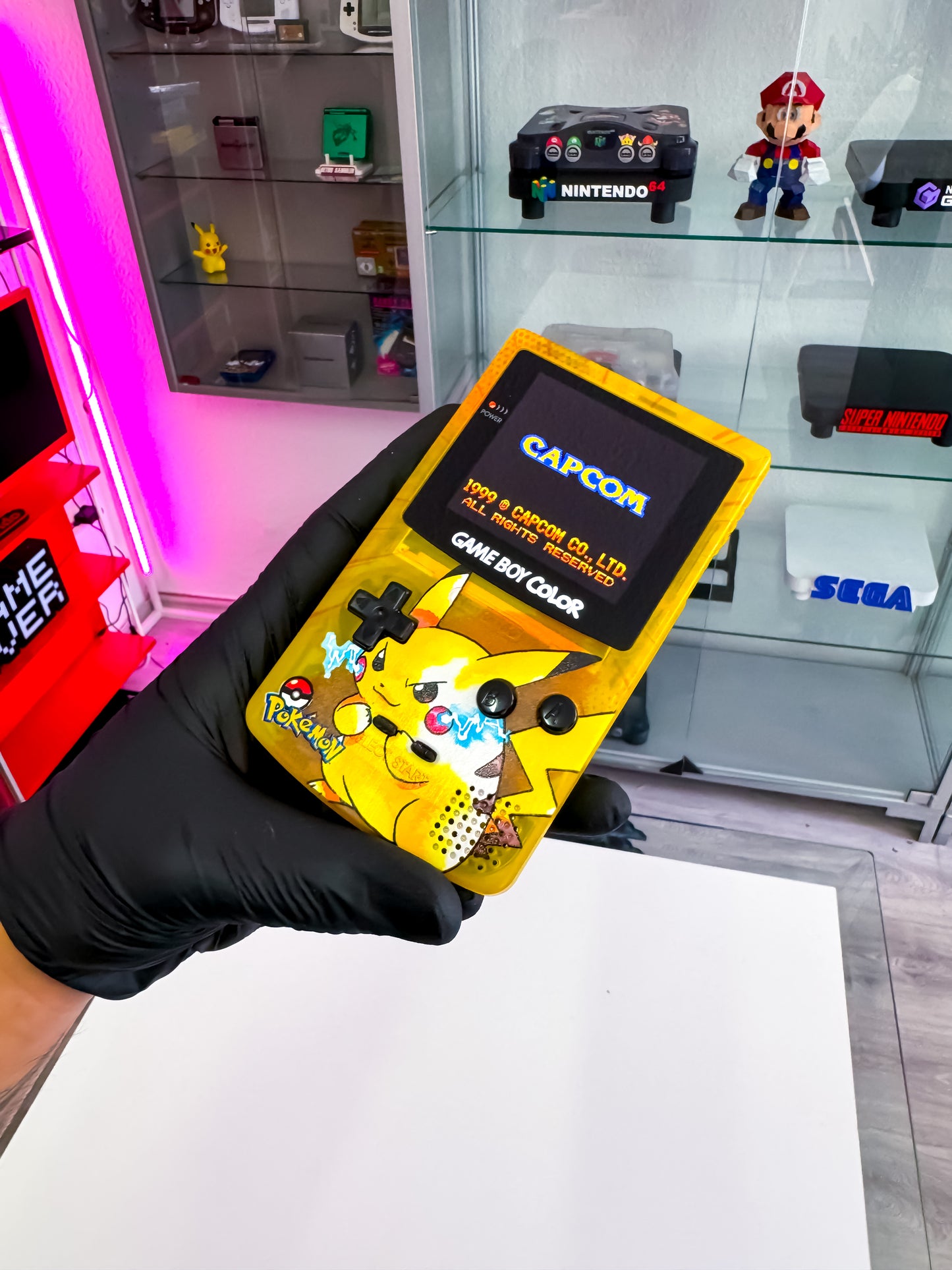 GameBoy Color mit IPS Display + Touch - Pika Custom