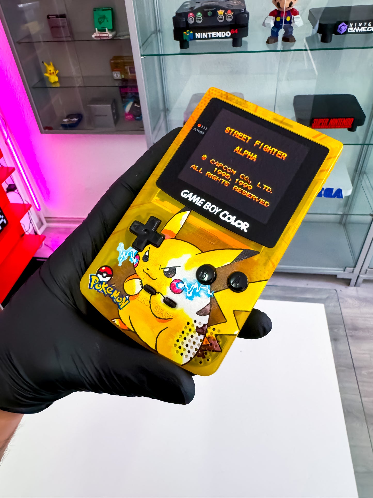 GameBoy Color mit IPS Display + Touch - Pika Custom