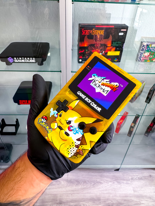 GameBoy Color mit IPS Display + Touch - Pika Custom