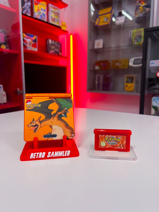 GameBoy Advance SP - Feuerrote Edition Paket