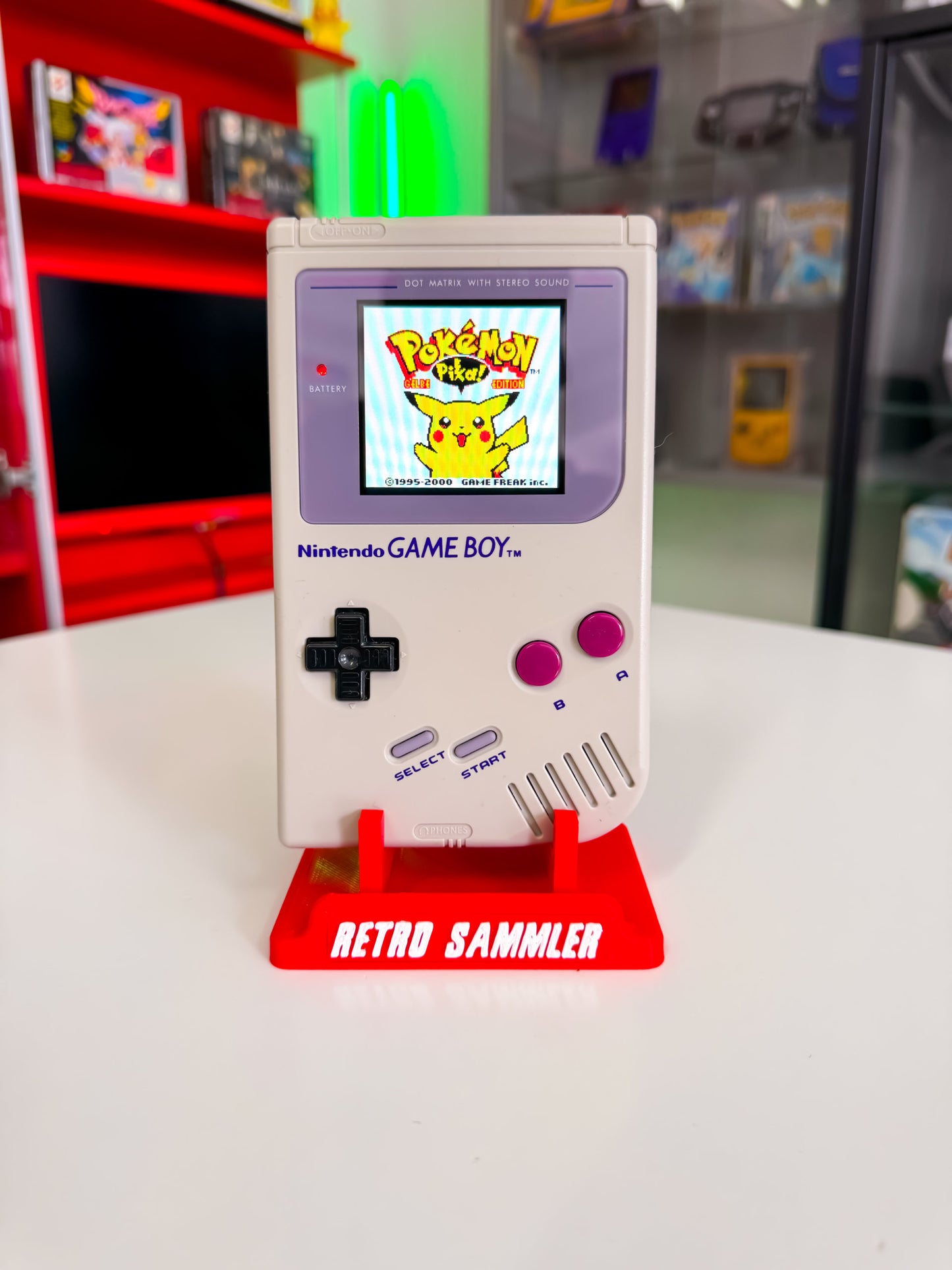 GameBoy Classic DMG Grau mit IPS Display