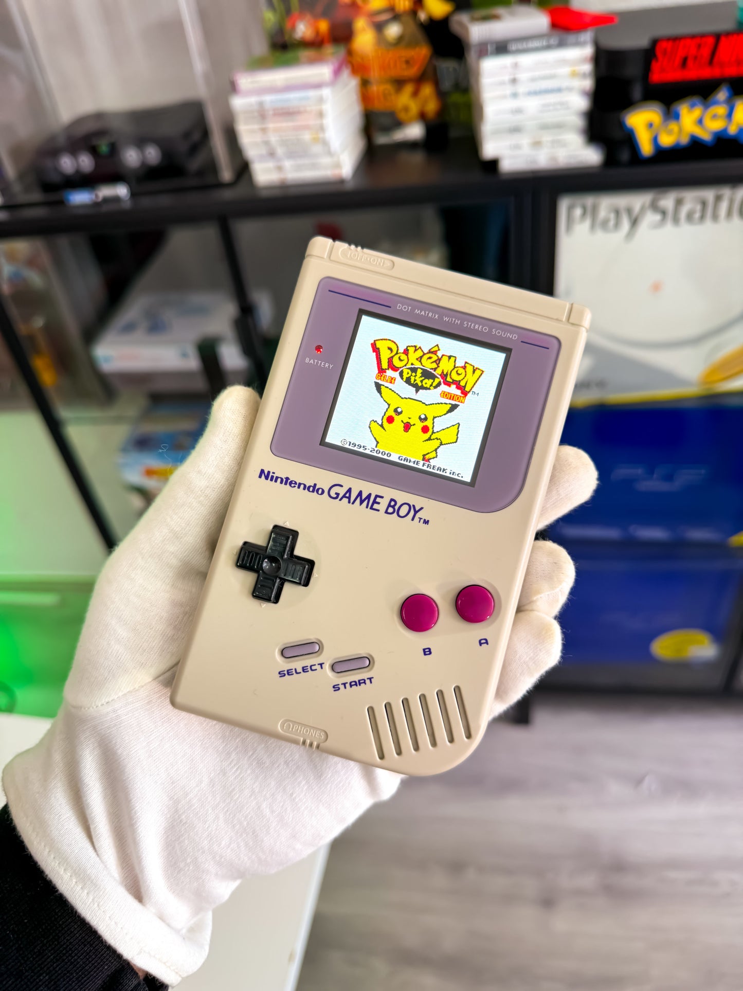 GameBoy Classic DMG Grau mit IPS Display