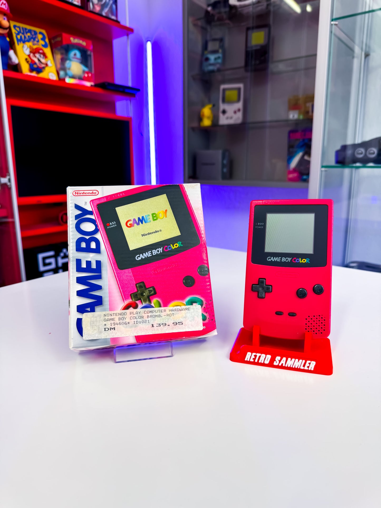 GameBoy Color Bromberrot mit OVP - Schöner Zustand