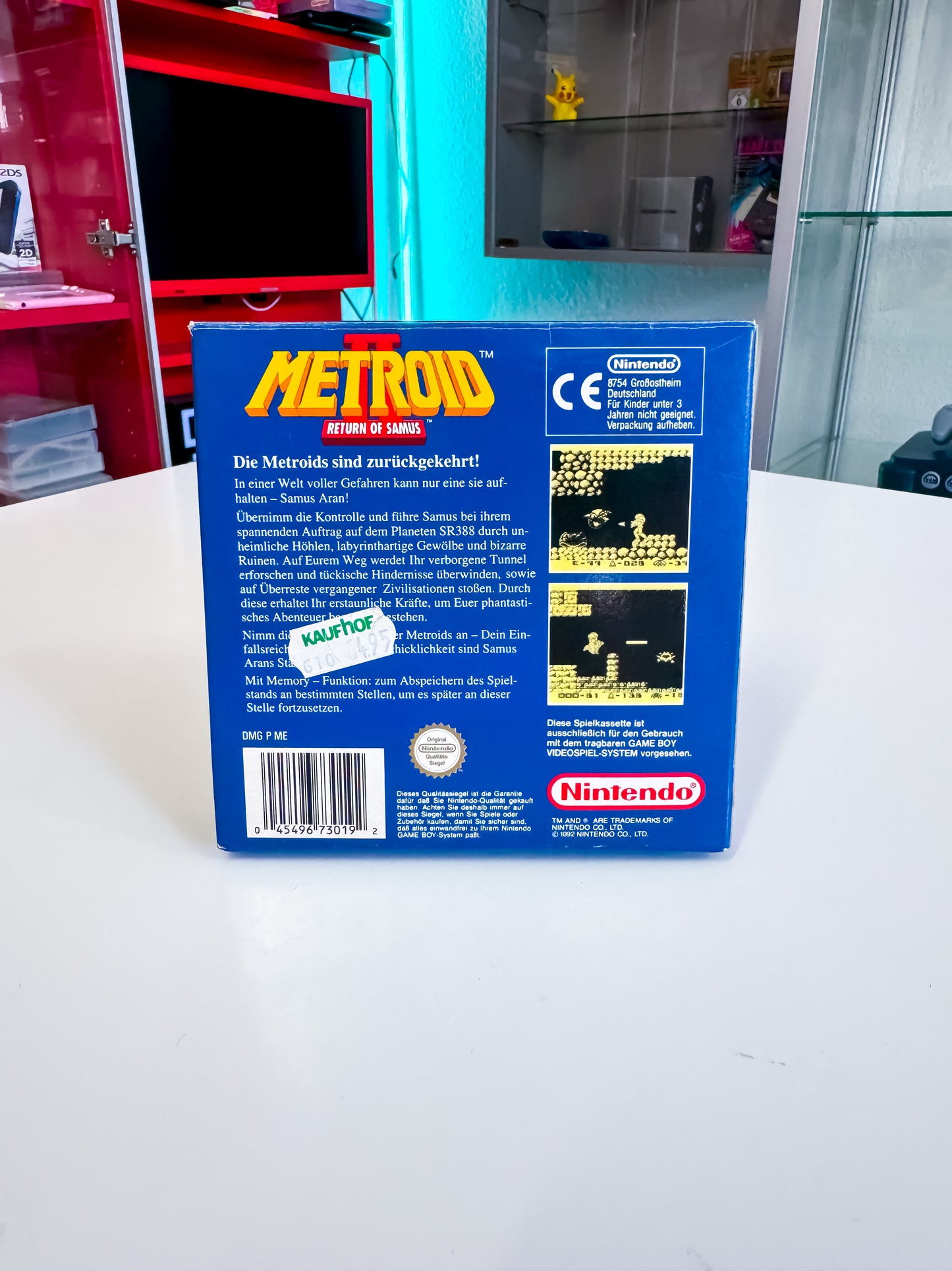 Metroid 2 II Return of Samus Gameboy - OVP CIB