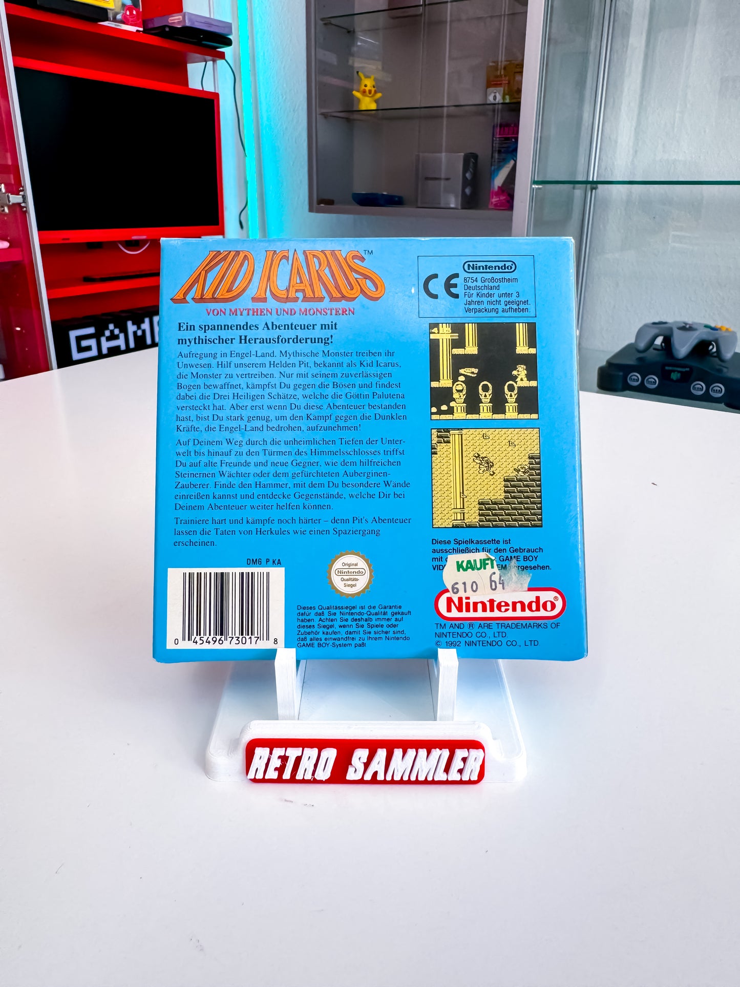 Kid Icarus - Game Boy mit OVP (CIB) - Sammlerzustand