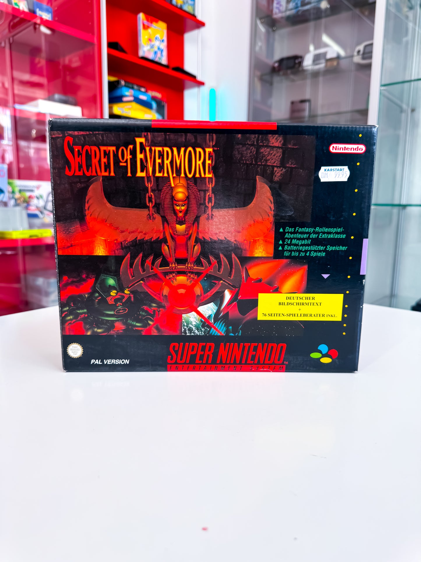 Secret of Evermore mit OVP - CIB - SNES