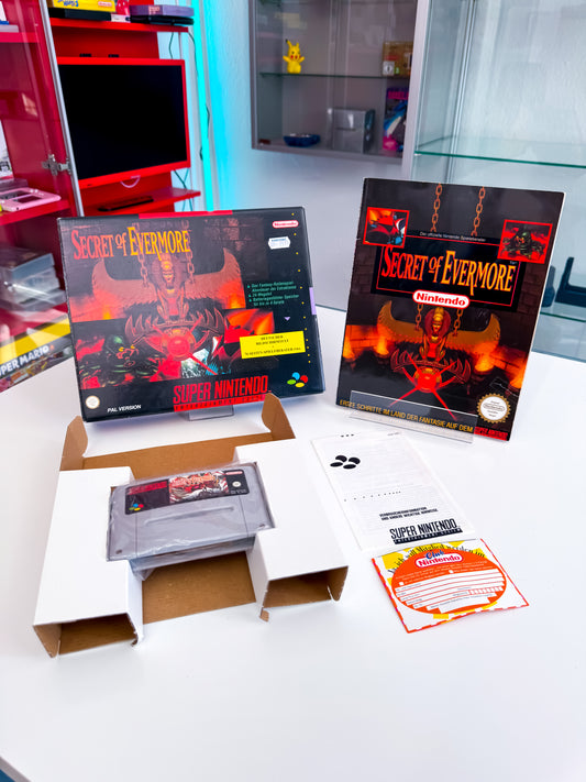 Secret of Evermore mit OVP - CIB - SNES
