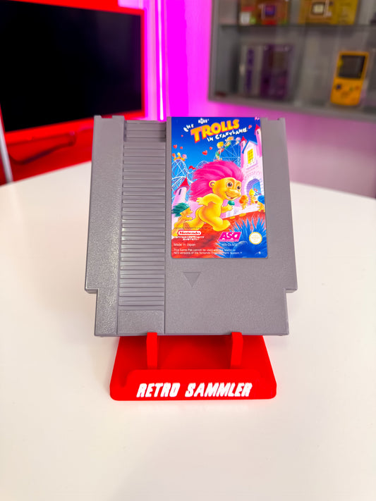 The Trolls in Crazyland - NES (Selten)