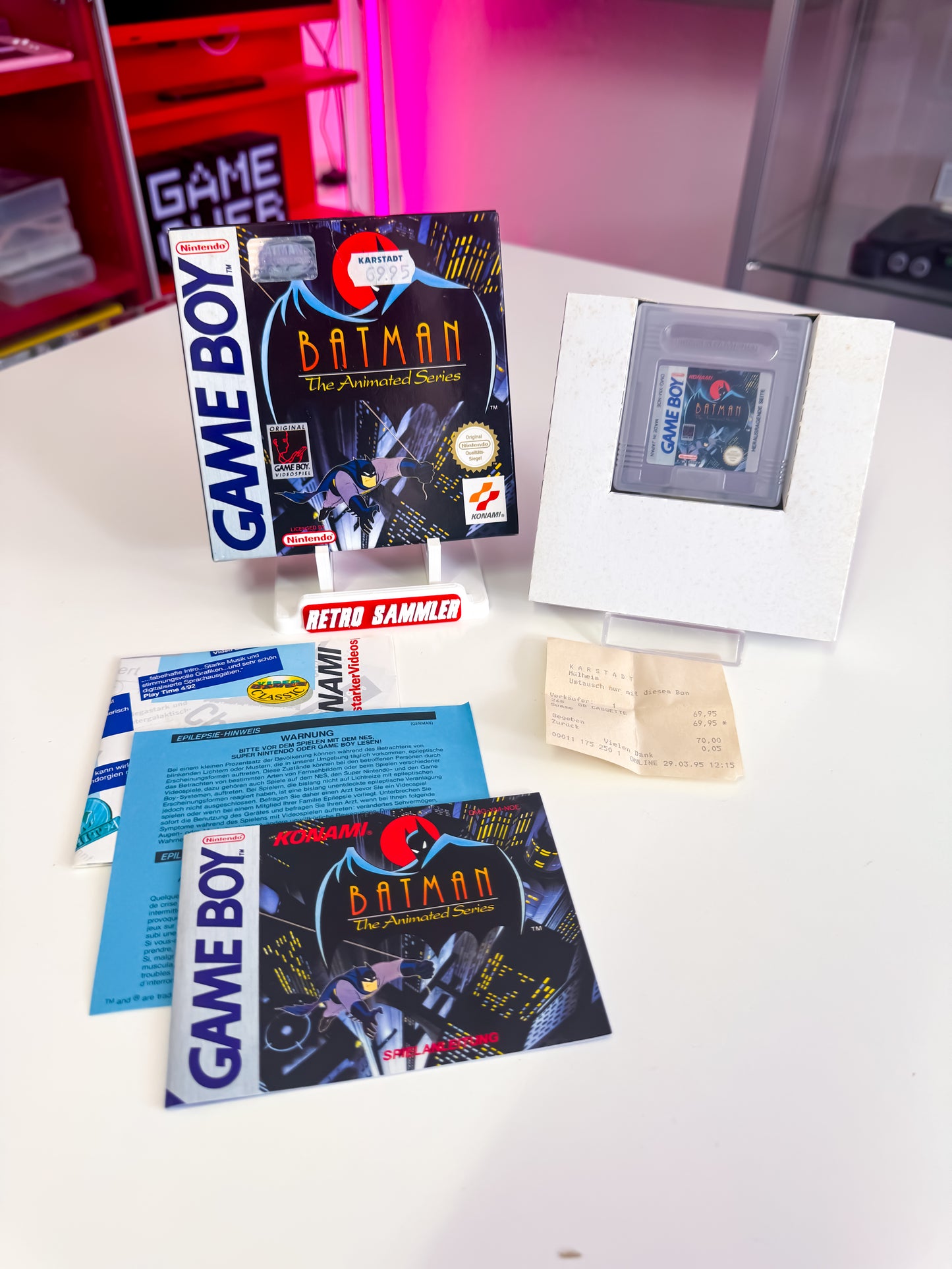 Batman: The Animated Series (Game Boy) – OVP | CIB | Seltene Sammleredition