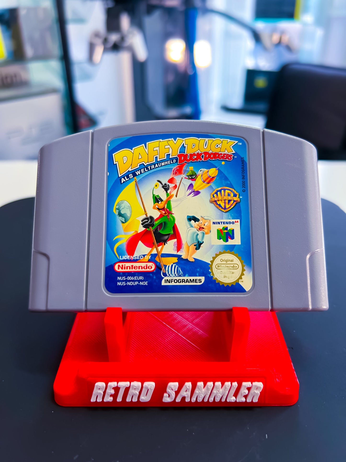 Daffy Duck als Weltraumheld Duck Dodgers - N64