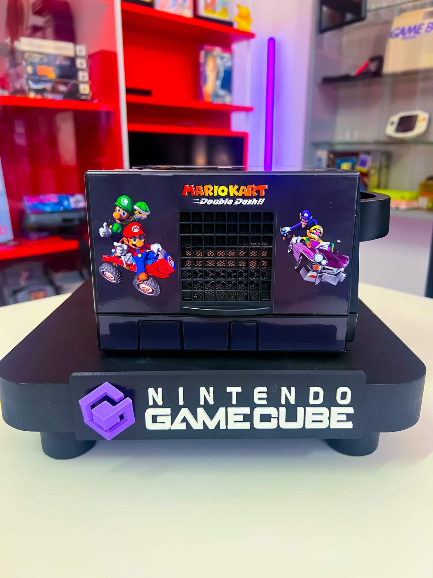 GameCube Konsole im Mario Kart Double Dash Design - (Custom)