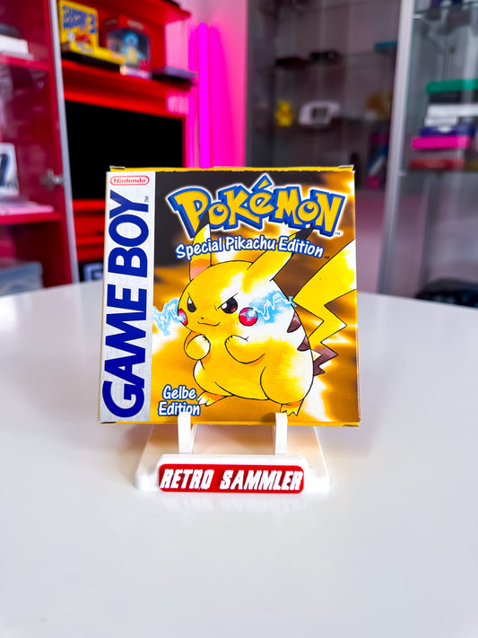Pokémon Gelbe Edition – Game Boy | OVP | CIB | Sammlerzustand mit Kassenbon