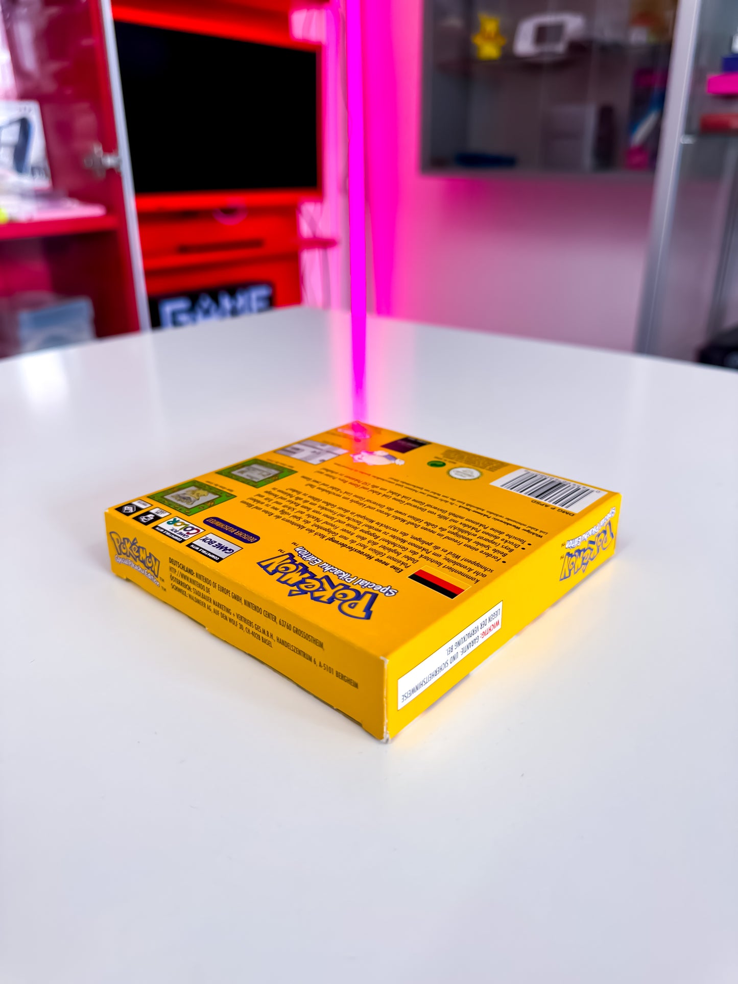 Pokémon Gelbe Edition – Game Boy | OVP | CIB | Sammlerzustand mit Kassenbon