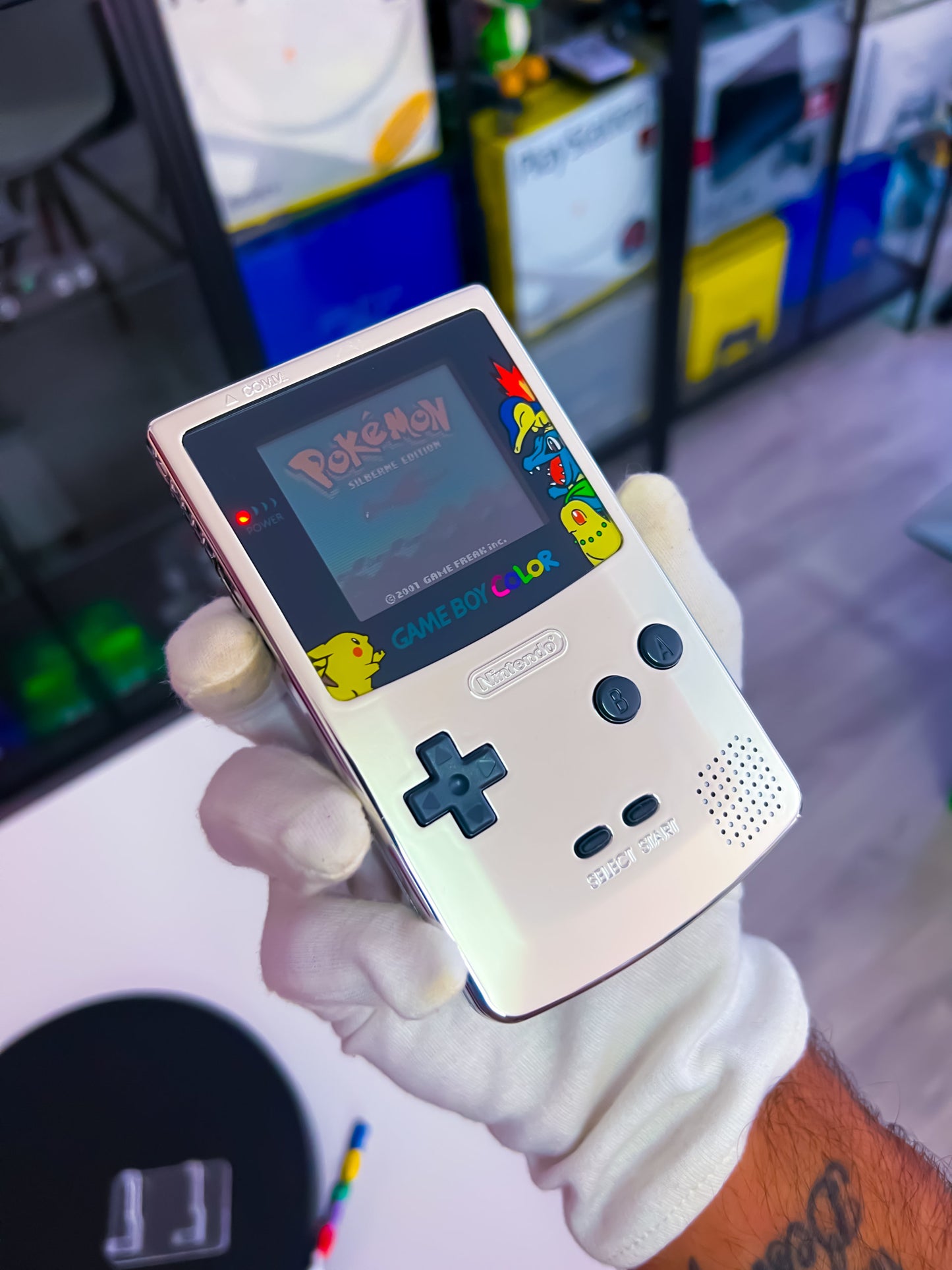 GameBoy Color Pokemon Silber Edition Paket