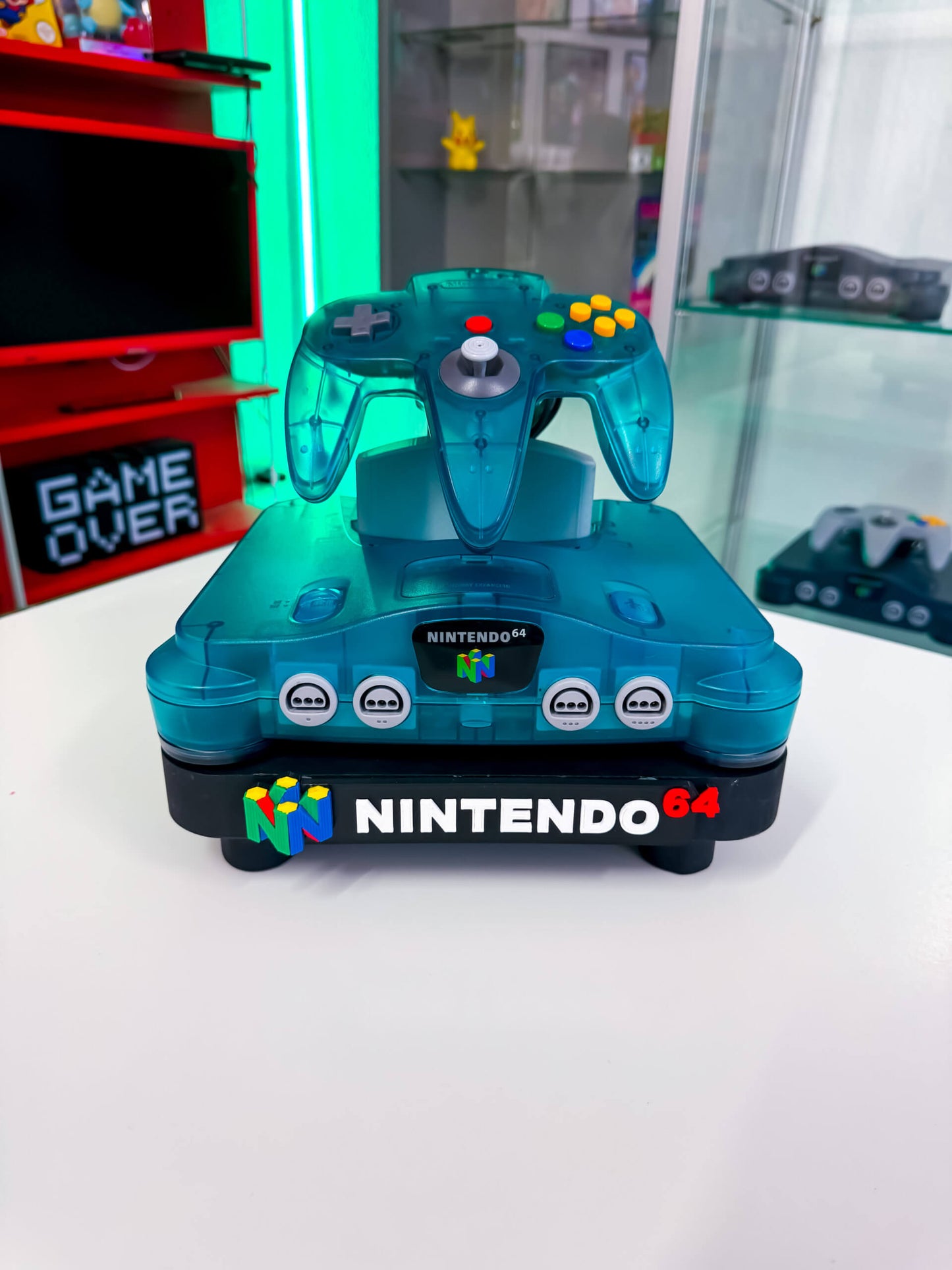 Nintendo 64 Konsole Clear Blue - Blau Transparent - N64