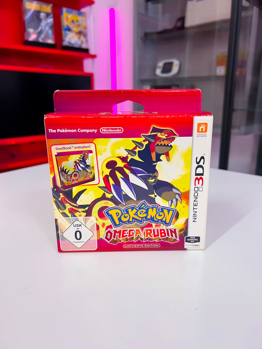 Pokémon Omega Rubin Limited Fan Steelbook Edition Nintendo 3DS
