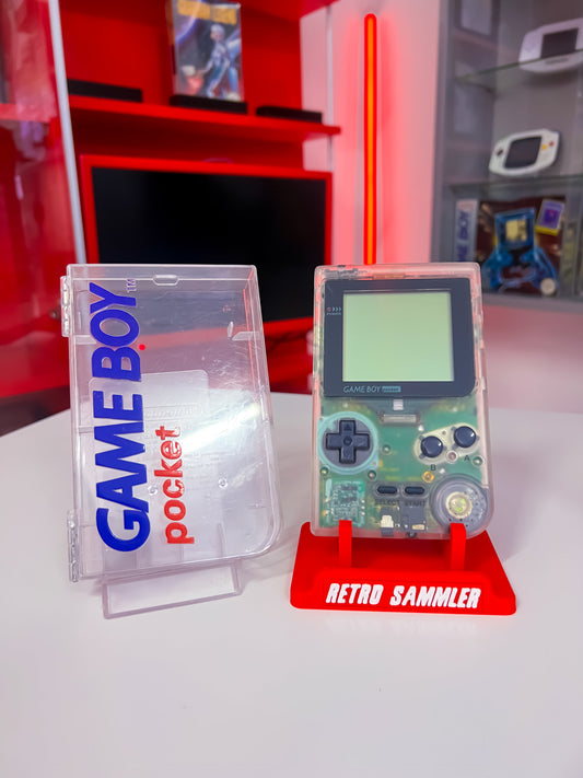 GameBoy Pocket Transparent mit Originaler Acrylbox