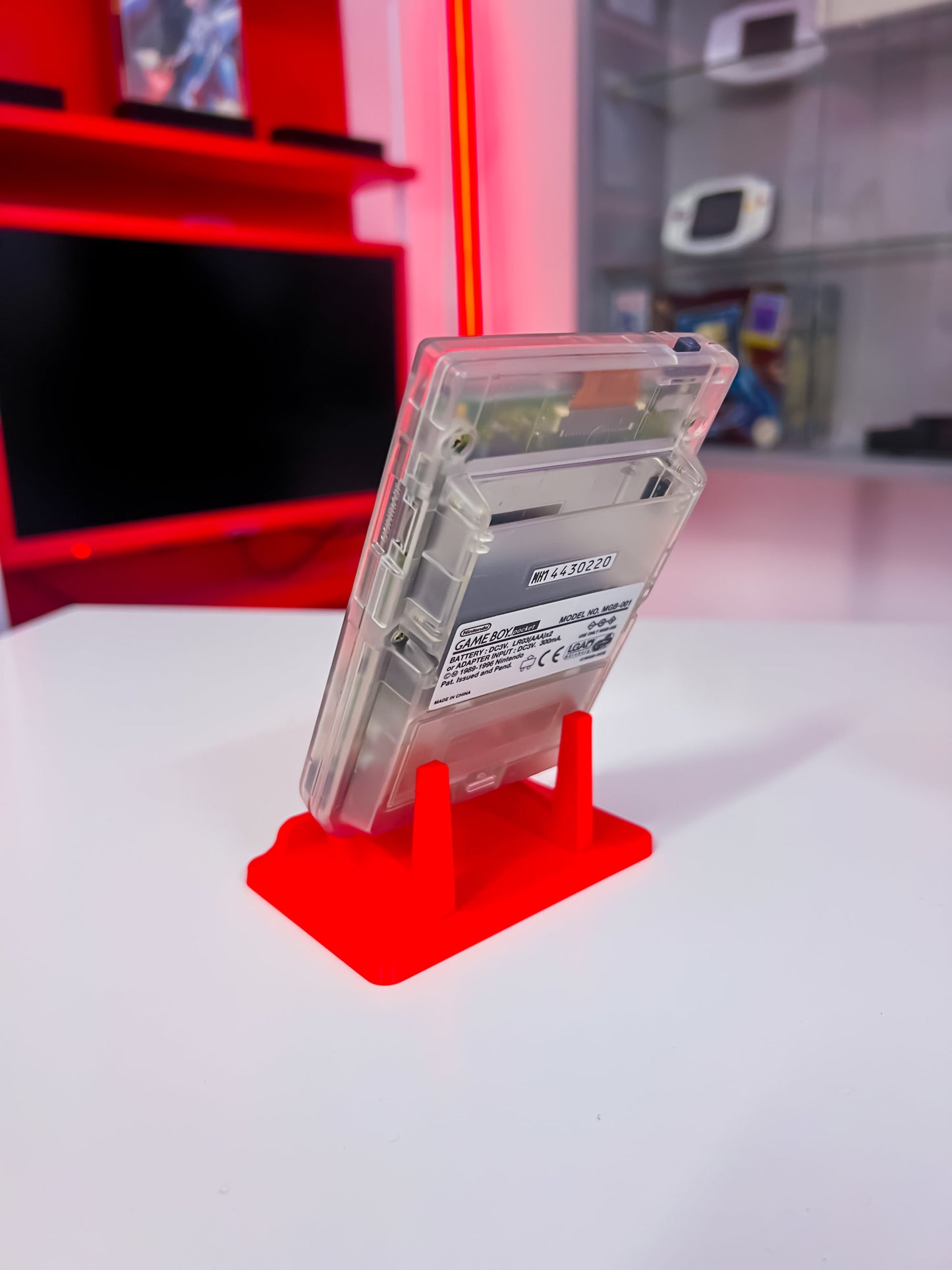 GameBoy Pocket Transparent mit Originaler Acrylbox