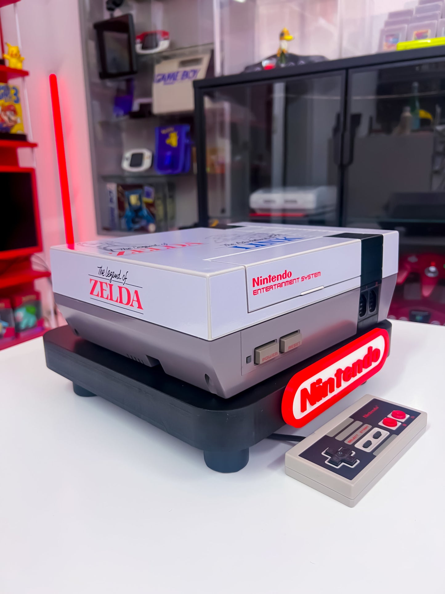 NES Custom Konsole Zelda & Link Design