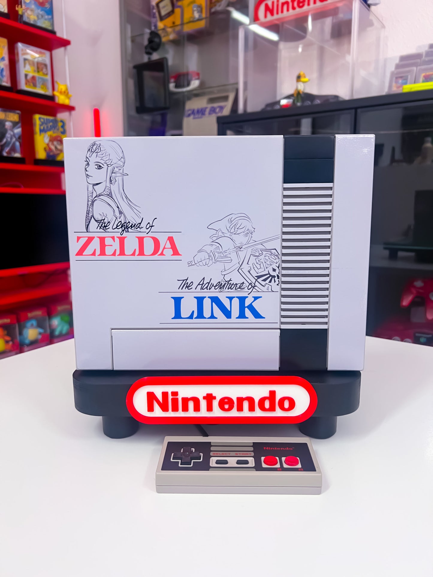 NES Custom Konsole Zelda & Link Design