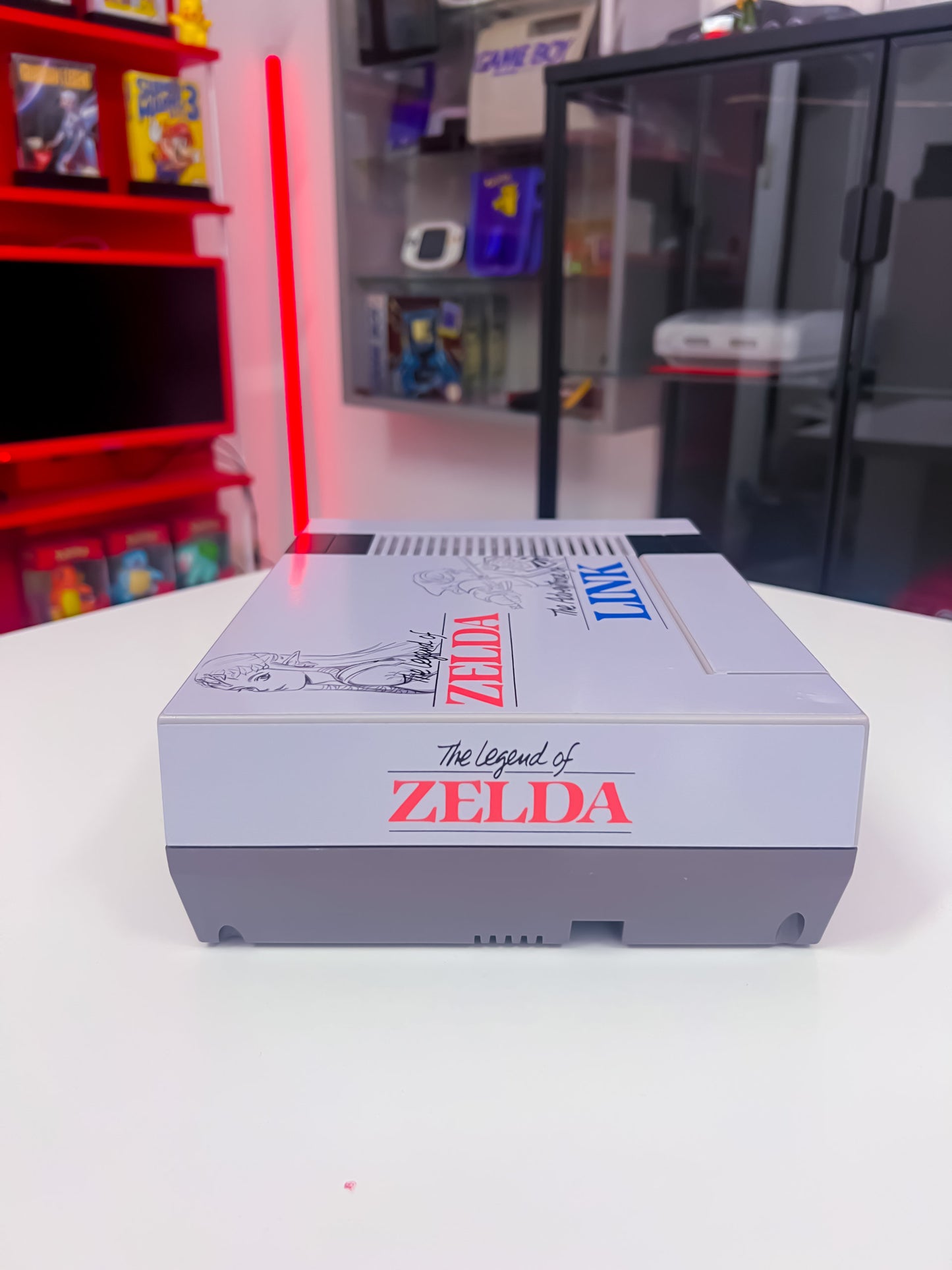 NES Custom Konsole Zelda & Link Design
